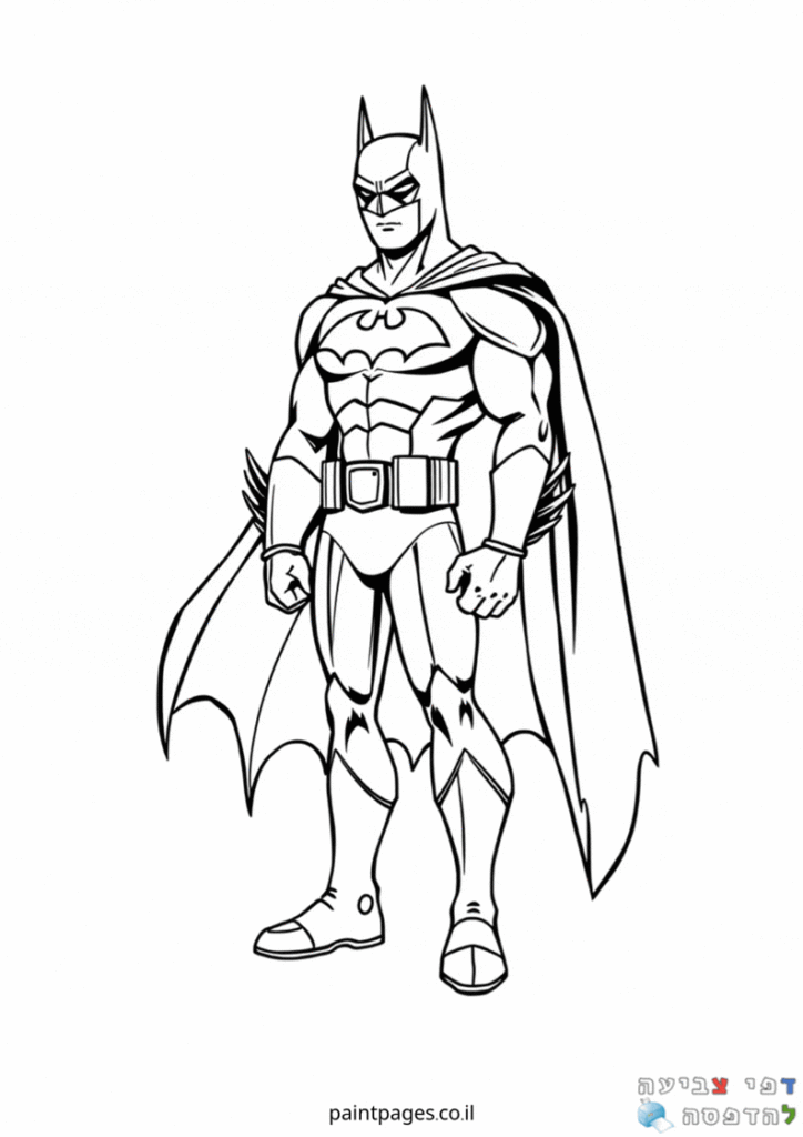 באטמן גיבור על לצביעה