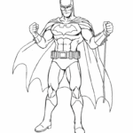 דף צביעה להדפסה גיבור על עם גלימה לילדים יצירה וכיף באתר דפי צביעה ציורים להדפסה שחור לבן דפי צביעה לילדים