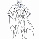 דמות של גיבור על בדף צביעה לילדים להדפסה שידרג כישורי יצירה וצביעה לילדים חובבי קומיקס ודפי צביעה מהנים באינטרנט.