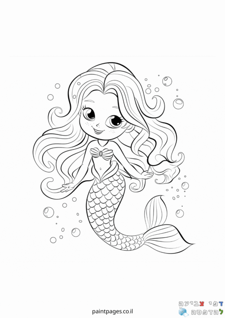 בת ים שוחה במצולות לצביעה