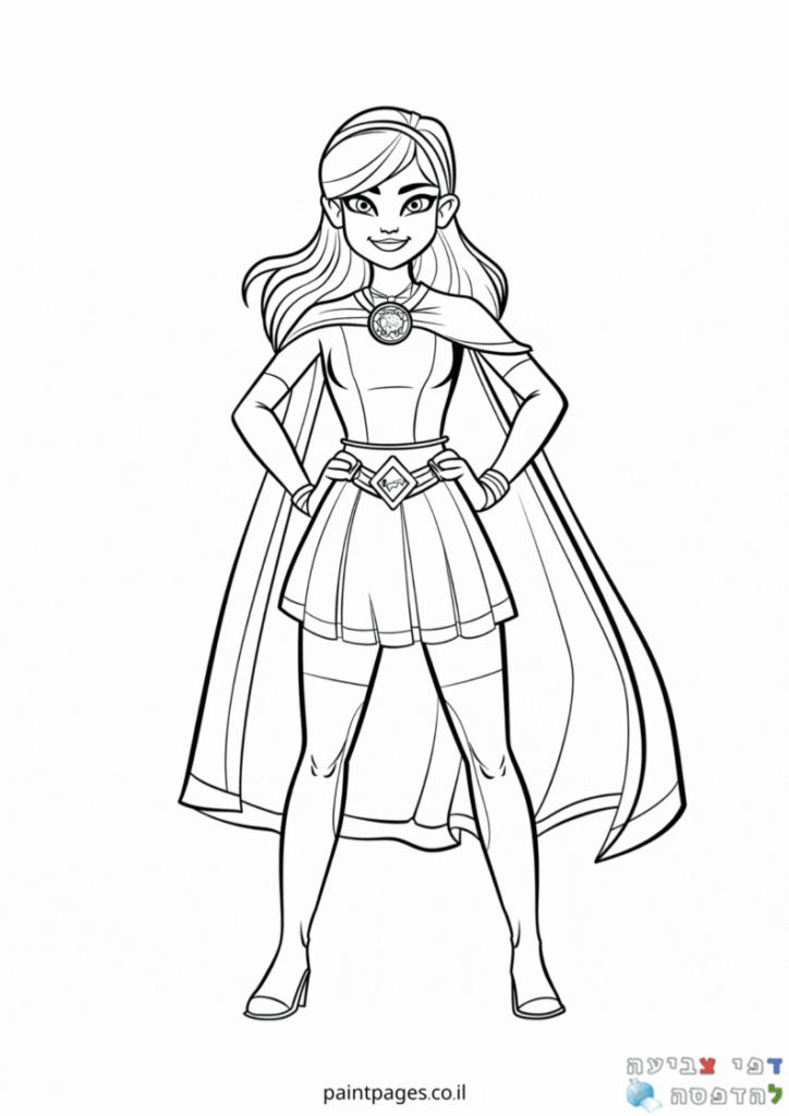 גיבורת על לוחמת לצביעה