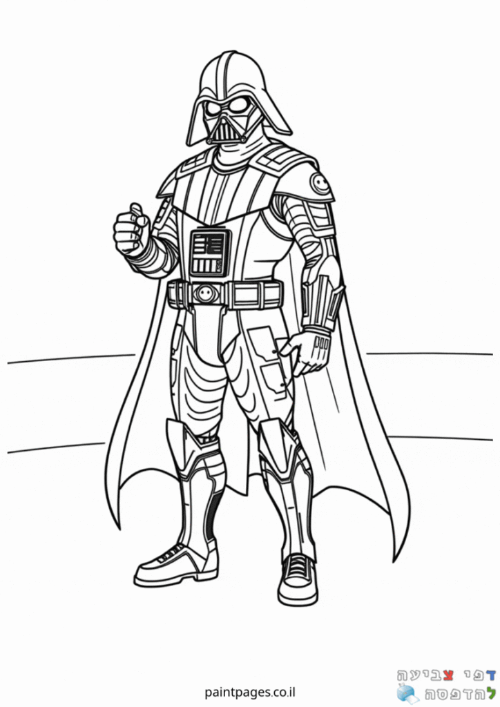 דף צביעה פורטנייט דארת’ ויידר