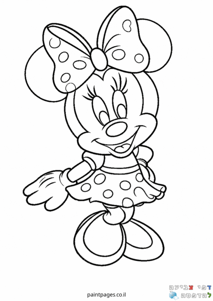 מיני מאוס רקדנית לצביעה