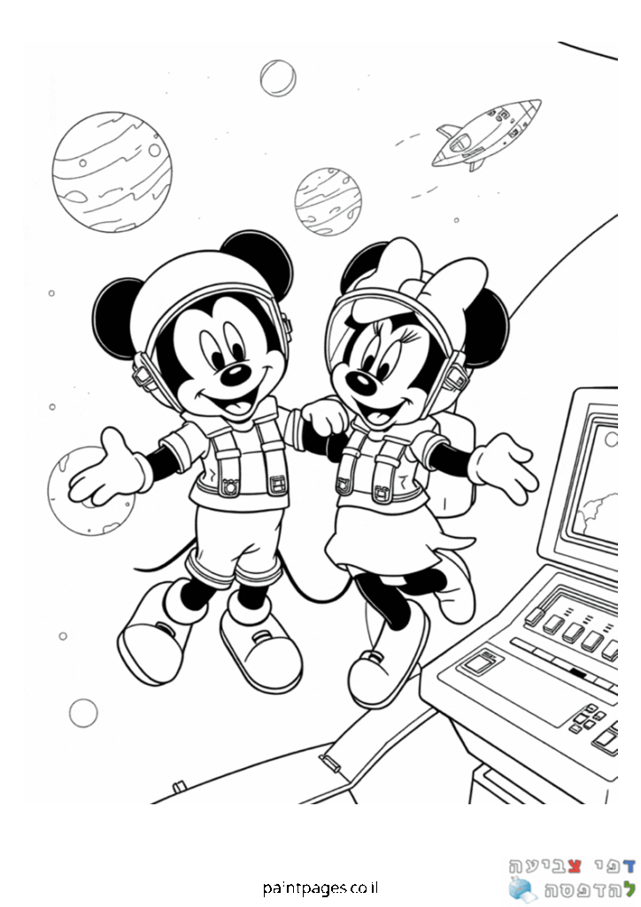 מיקי ומיני מאוס חוקרי חלל