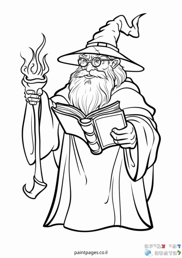 מכשף קוסם לצביעה