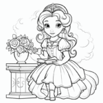 נסיכה בזמן קריאה לצביעה