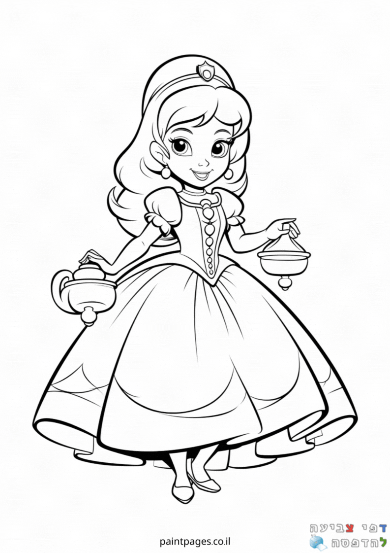 נסיכת הכדים לצביעה