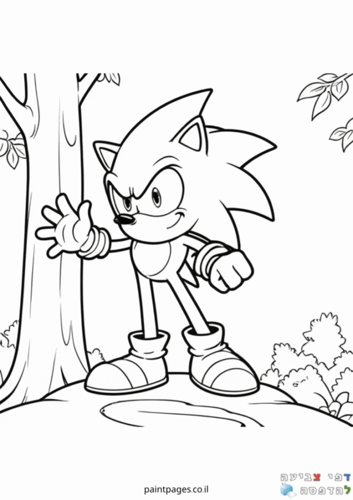 סוניק בטבע לצביעה