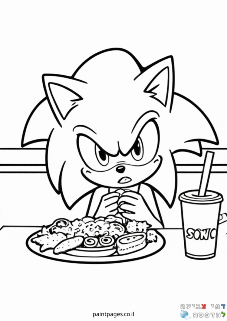 סוניק בסעודה לצביעה