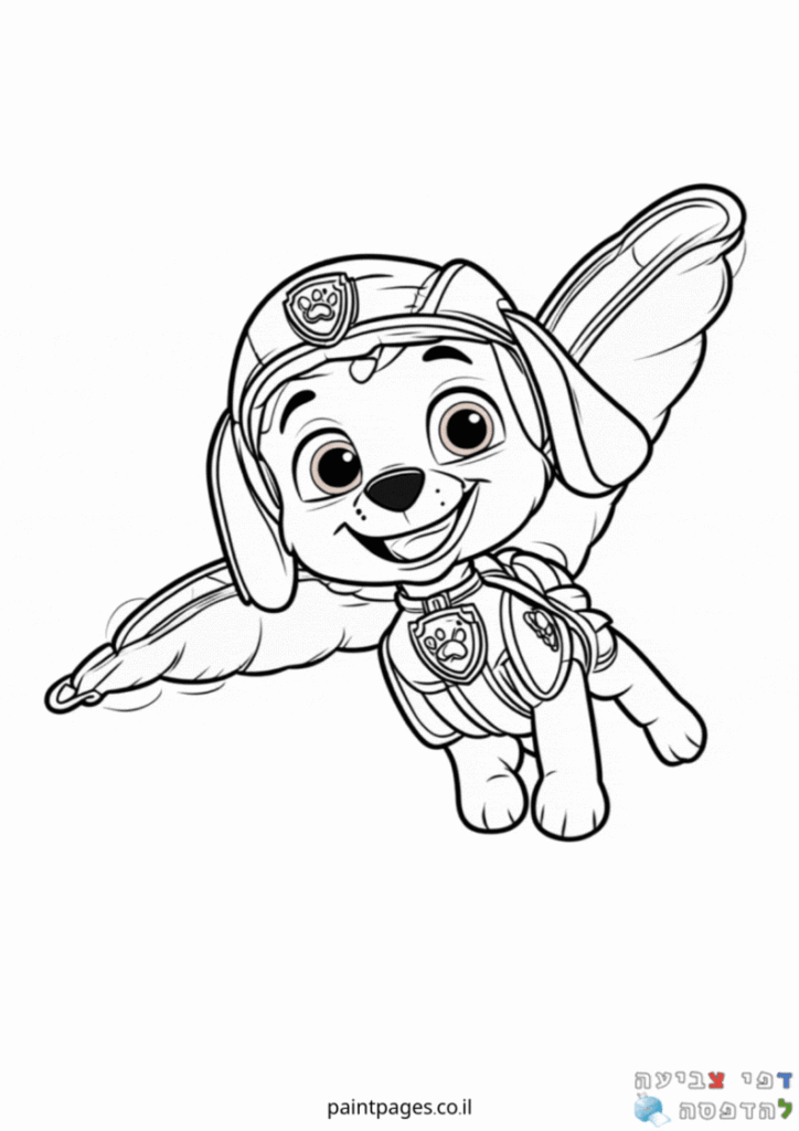 סקיי מעופפת לצביעה