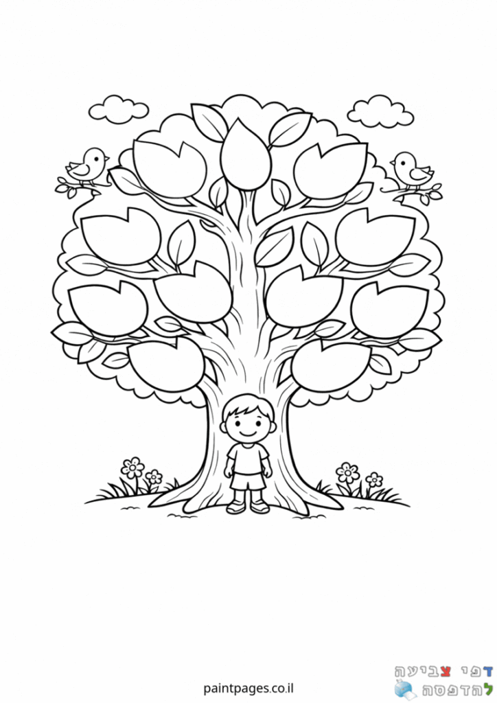 עץ המשפחה שלי – ילד