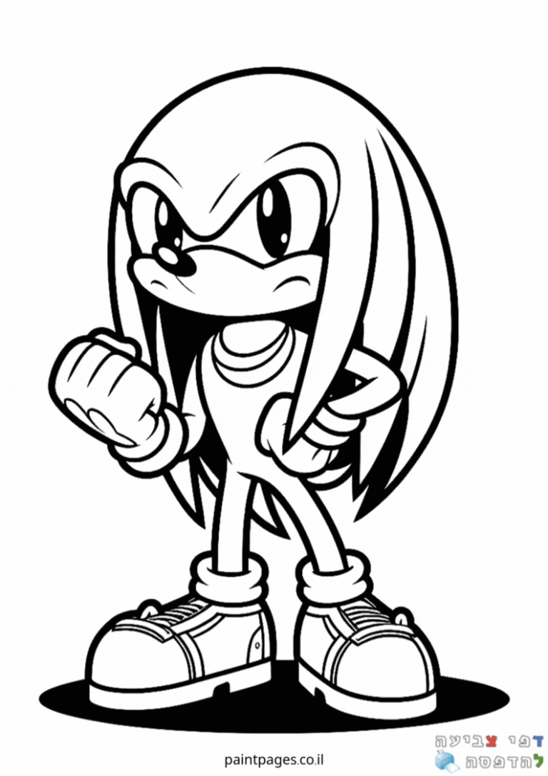 דף צביעה חינם לילדים עם דמות מצוירת לתמונה להדפסה. מתאים לפעילות יצירה וצביעה, כיף ואמנות לילדים שאוהבים לצבוע דמויות.
