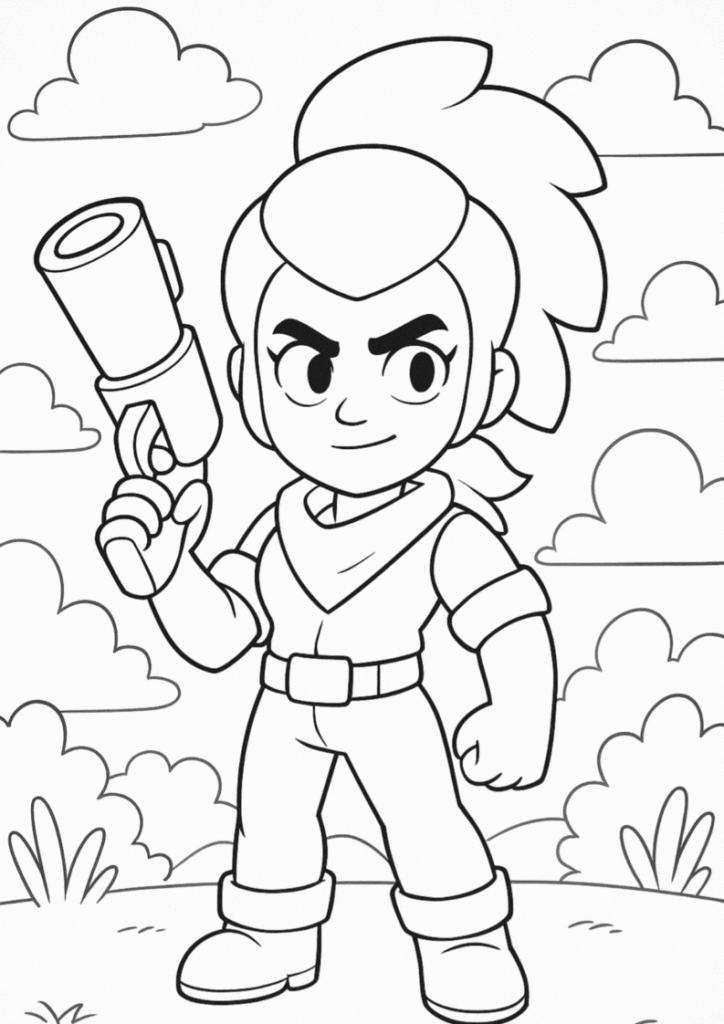 שלי מבראול סטארס לצביעה